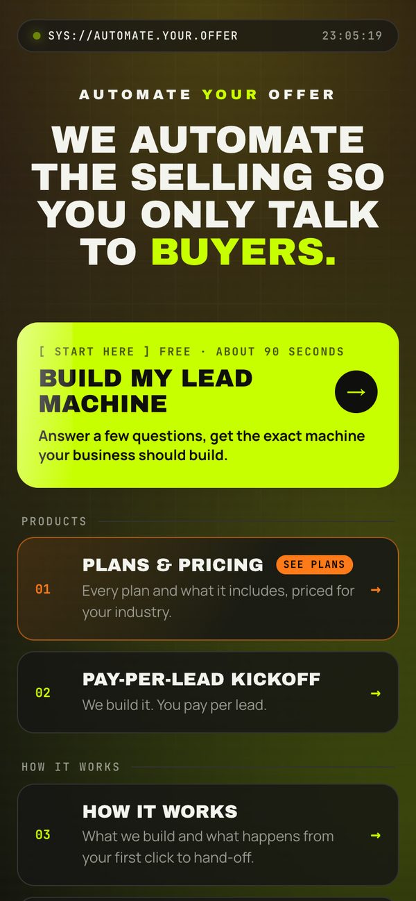 Automate Your Offer's link in bio